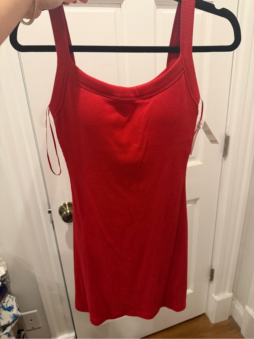 Abercrombie red bra free mini dress